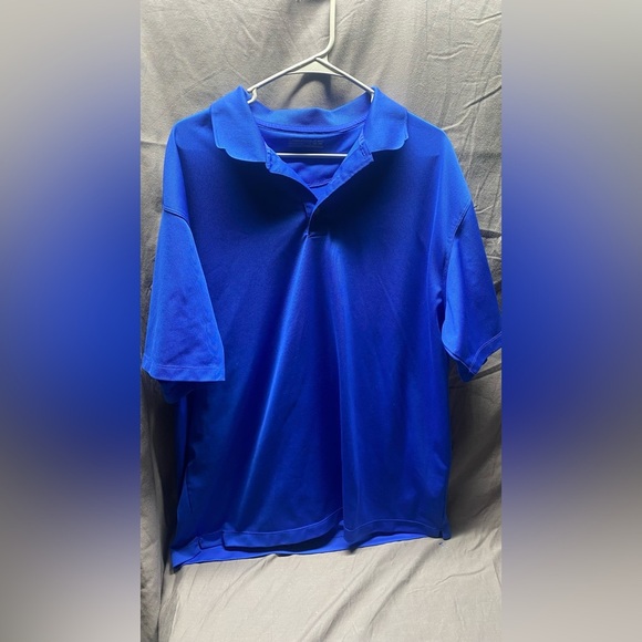 3 Nike Fit Dry Golf Polo Shirts XXl Blue Green Striped - Picture 9 of 12